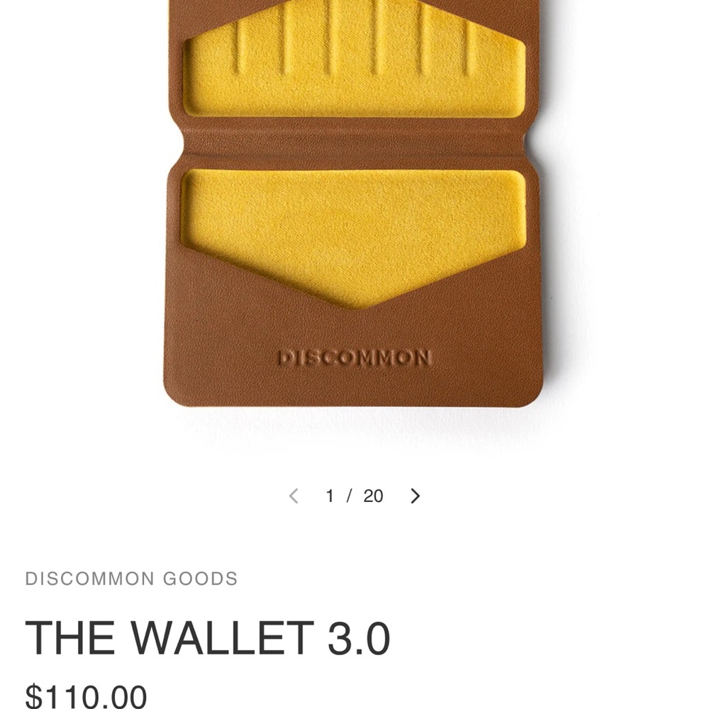 Brown and Yellow Wallet